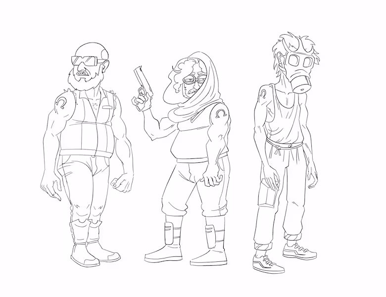 malandros comic sketch team 18
