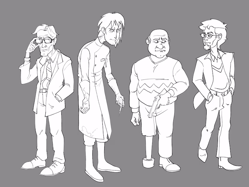 malandros comic sketch team 24