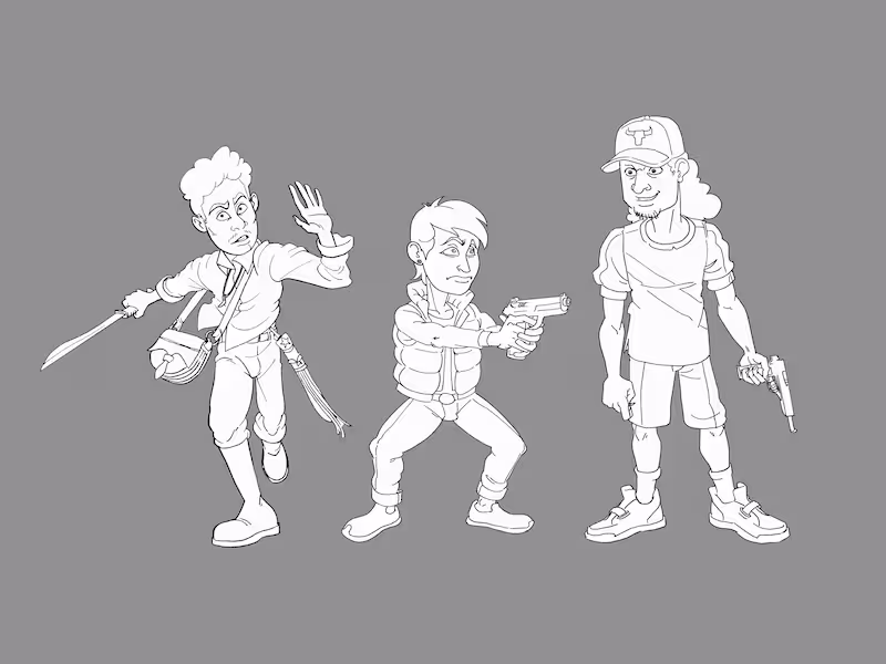 malandros comic sketch team 26