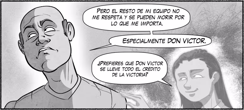 pero el resto de mi equipo no me respeta